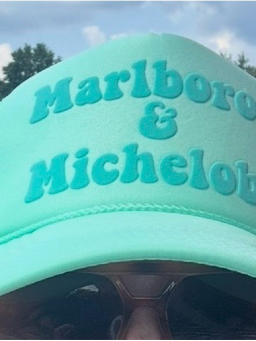 Mint Foam Trucker Hat - snap back